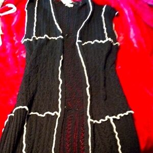 Pol sweater duster vest